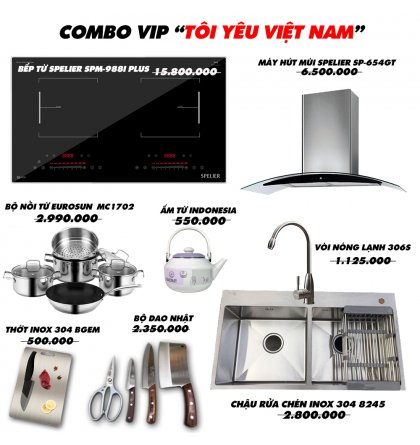 COMBO BẾP TỪ VIP 1 - KM 2-9 