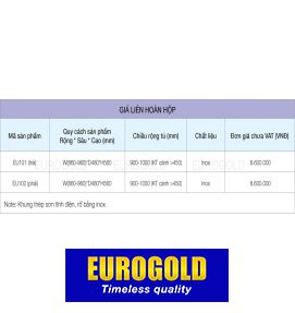 GIÁ LIÊN HOÀN HỘP EUROGOLD EU101 / EU102